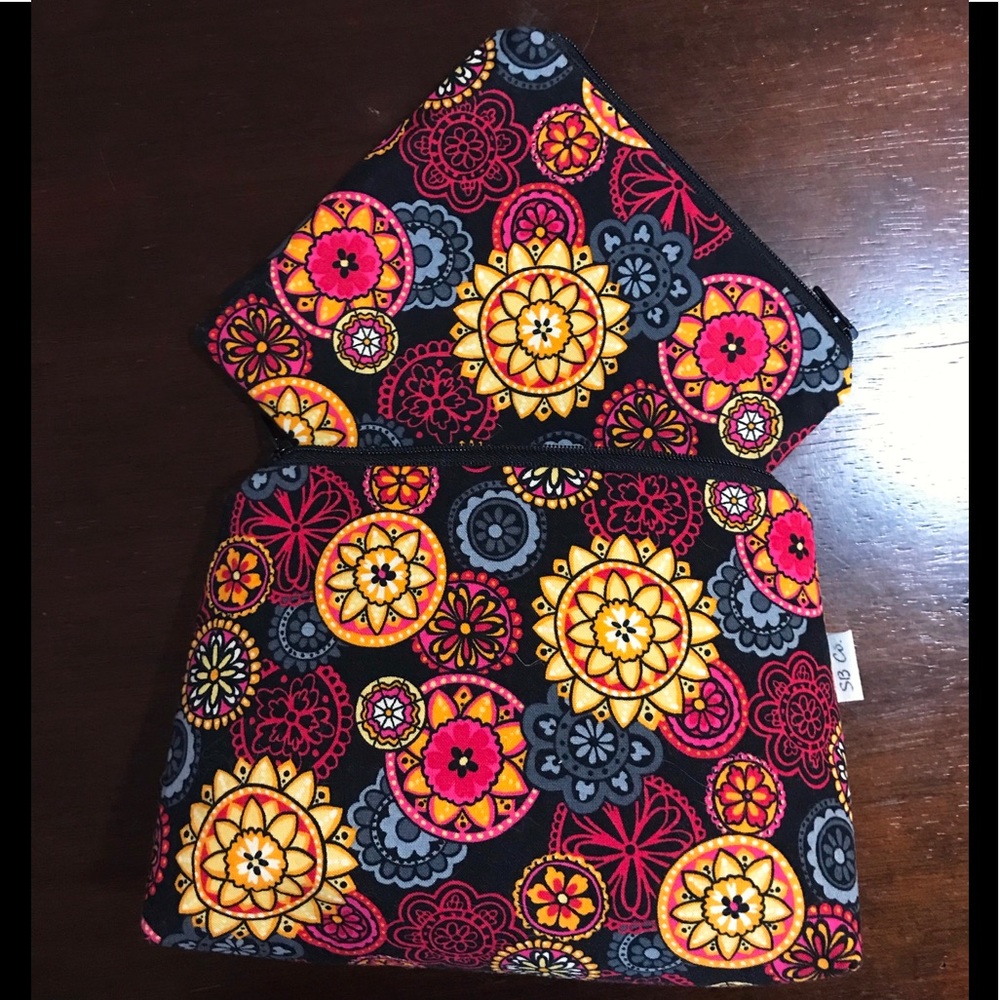 Handmade Makeup/Pencil Bag and Pouch Set